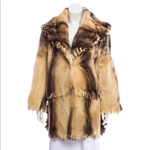 Sheared mink jacked size large, fits like medium